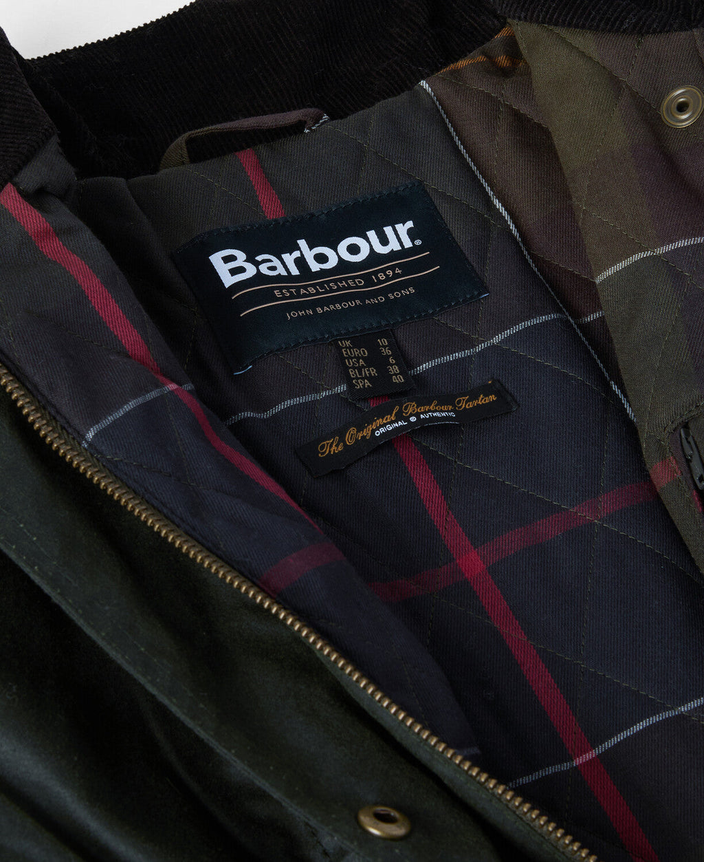 Barbour Fern Wax Jacket
