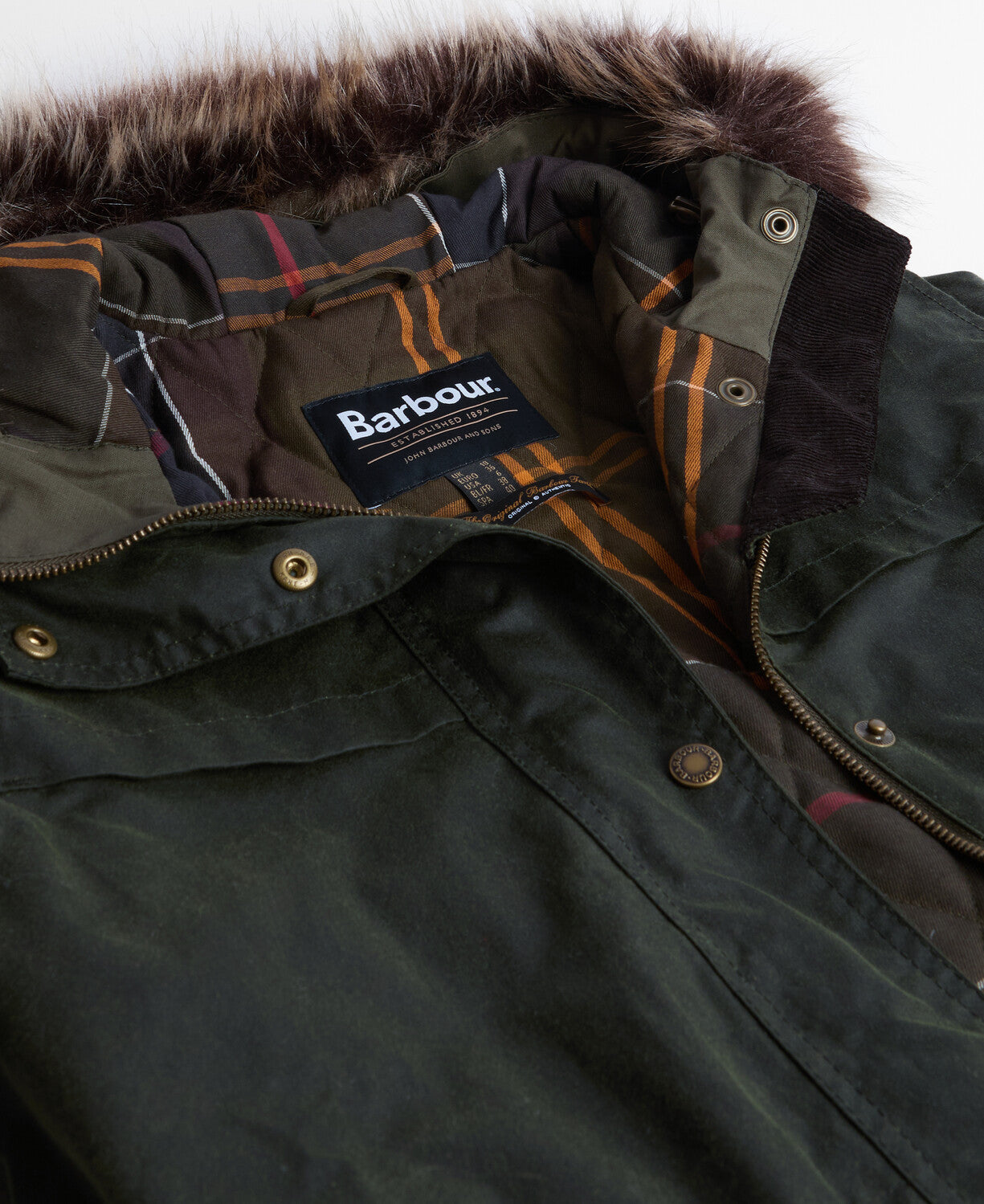 Barbour Durham City Parka Wax Jacket