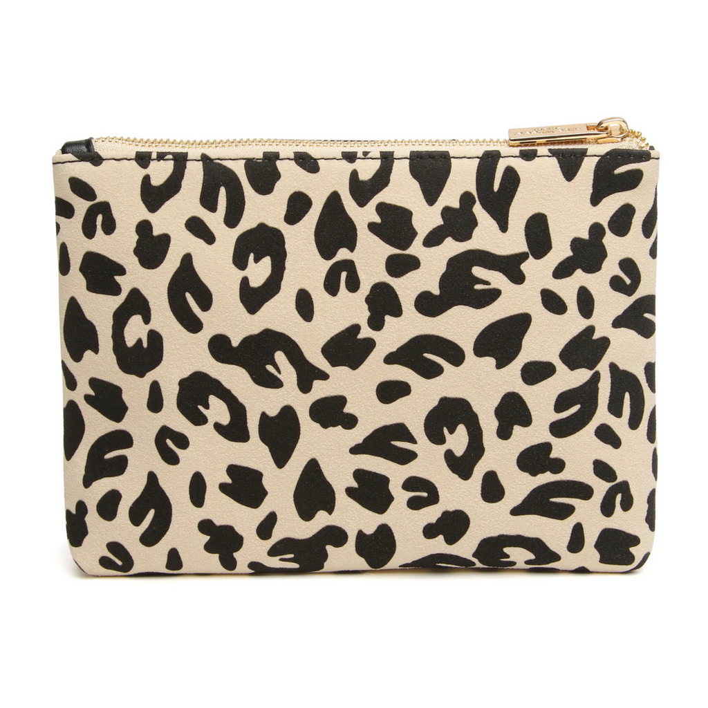 Alice Wheeler Leopard Pouch