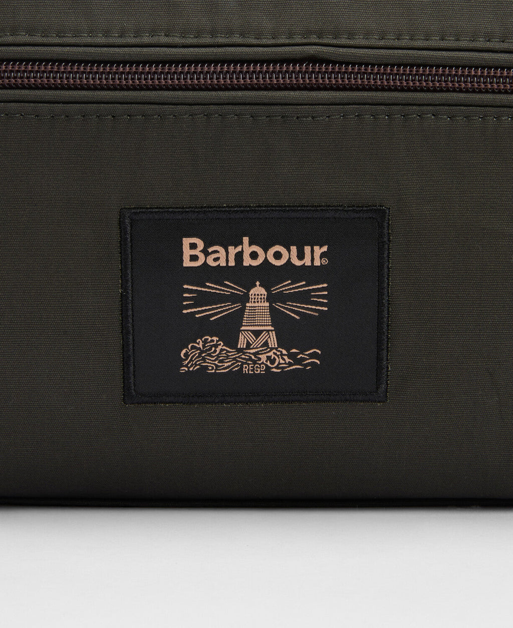 Barbour Waxed Washbag