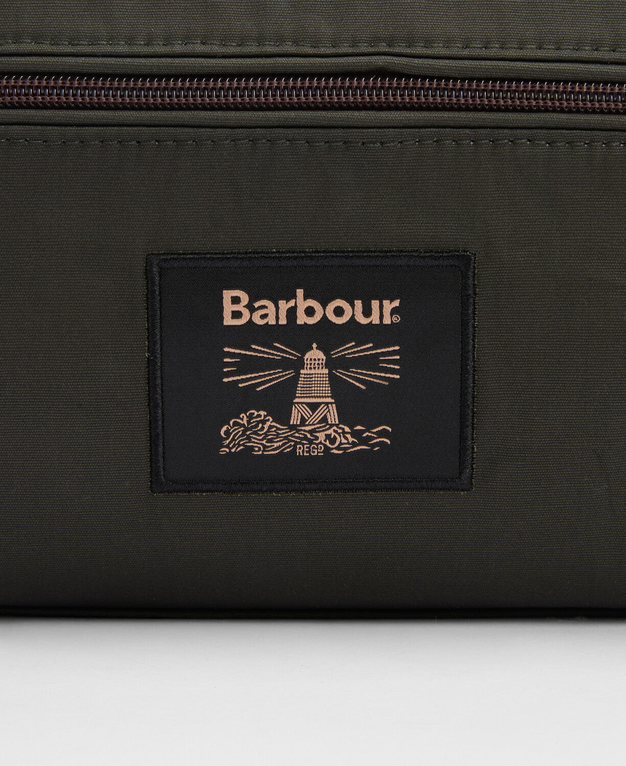 Barbour Waxed Washbag
