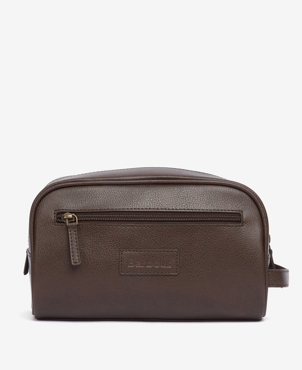 Barbour Leather Washbag