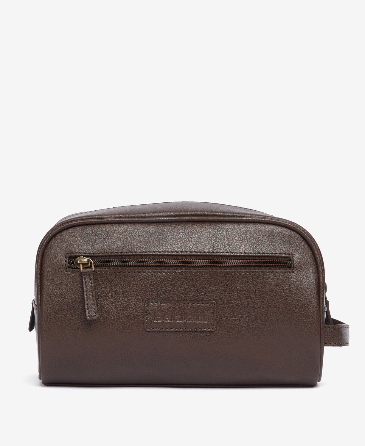 Barbour Leather Washbag