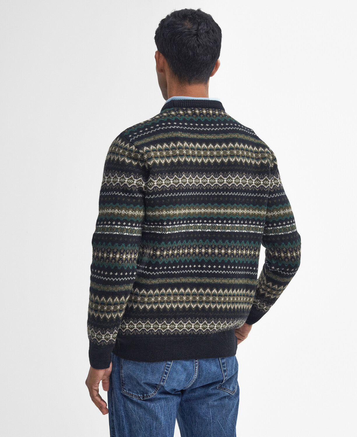 Barbour Case Fair Isle Crew Neck Sweater
