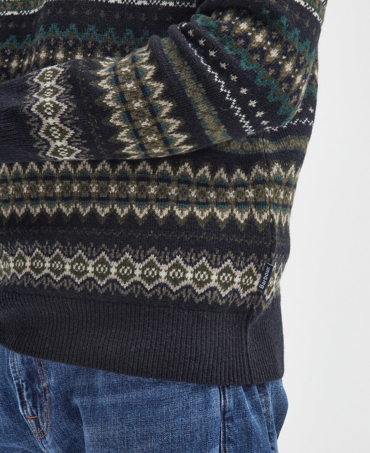Barbour Case Fair Isle Crew Neck Sweater