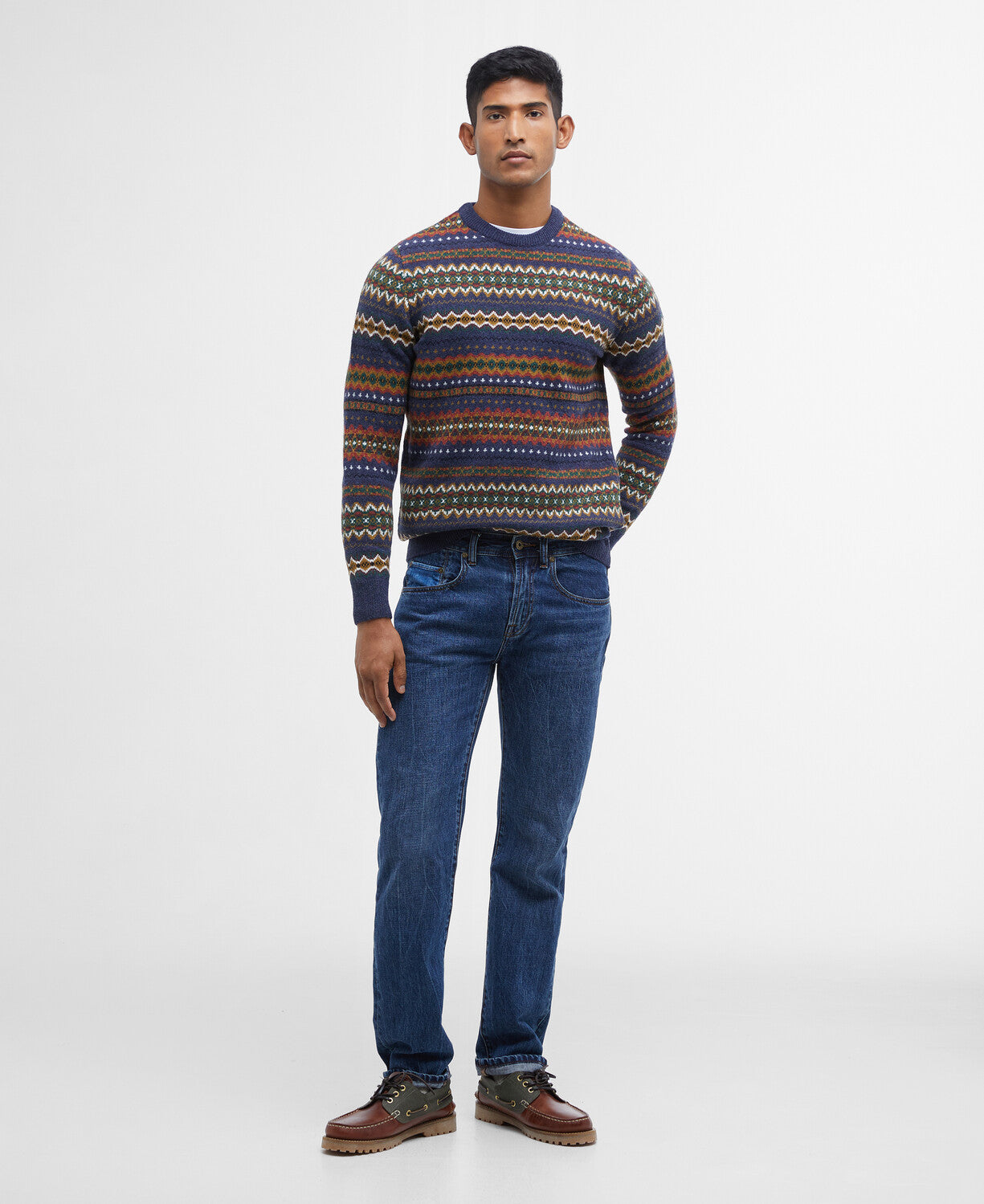 Barbour Case Fair Isle Crew Neck Sweater