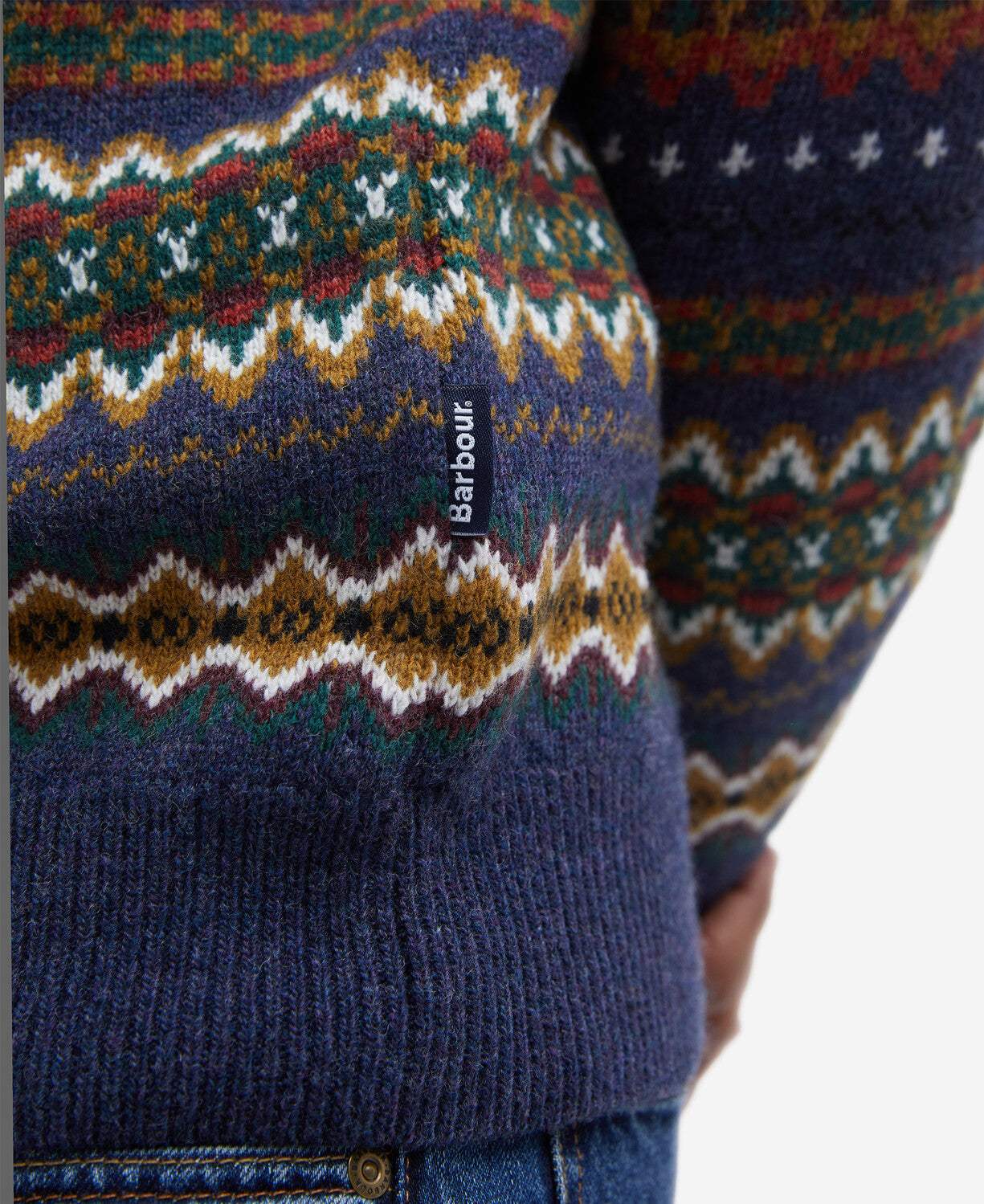 Barbour Case Fair Isle Crew Neck Sweater