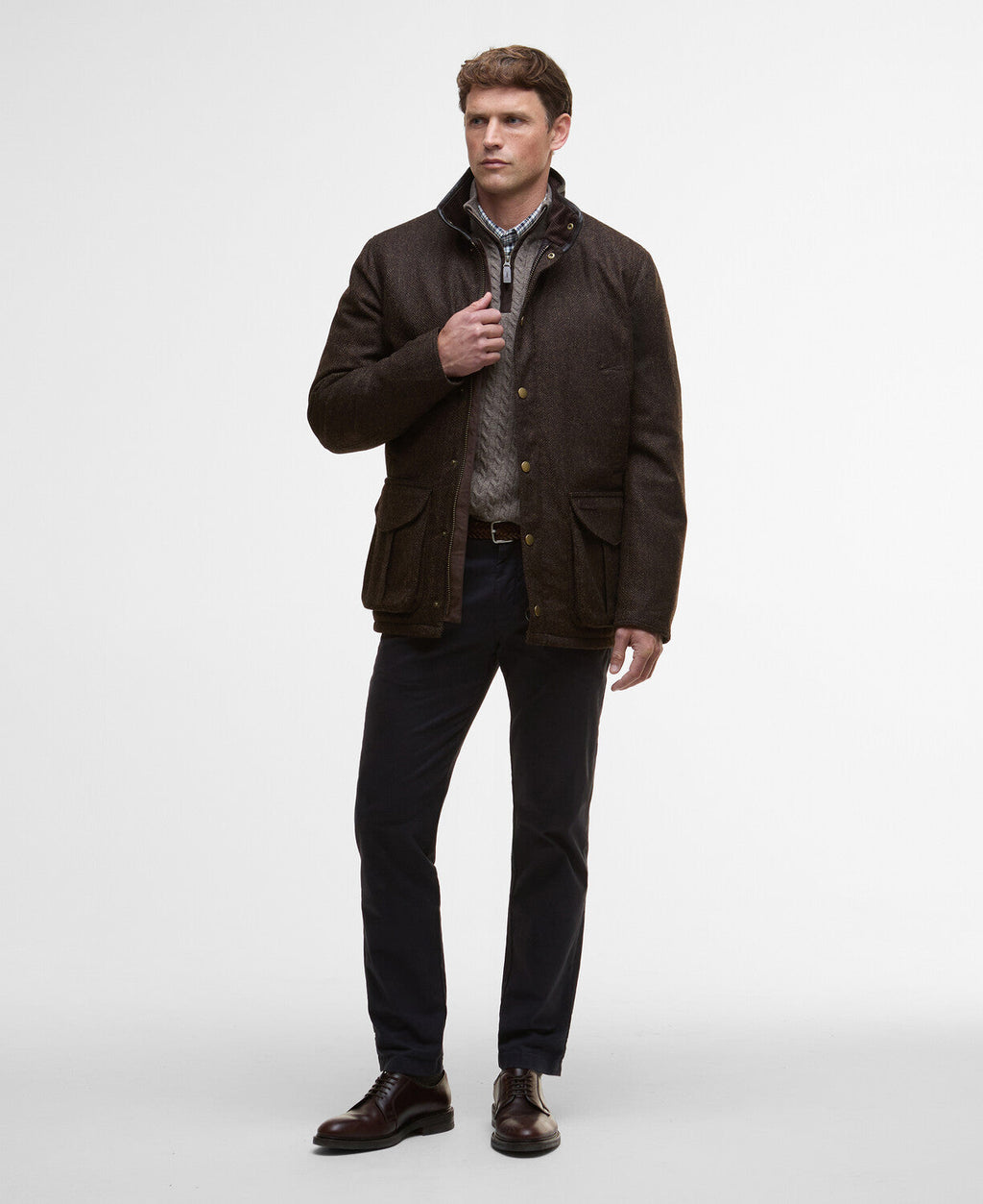 Barbour Hereford Tweed Wool Jacket