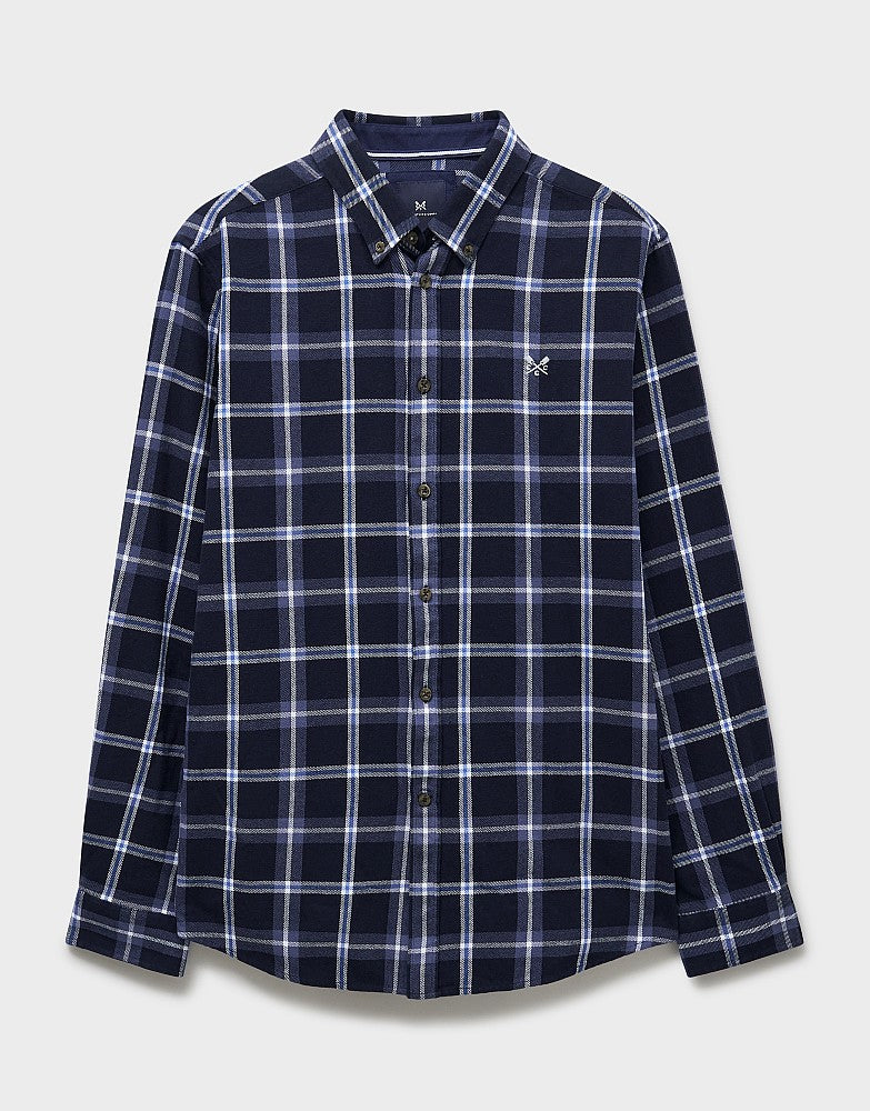 Crew Clothing Classic-Fit House Check Flannel Shirt