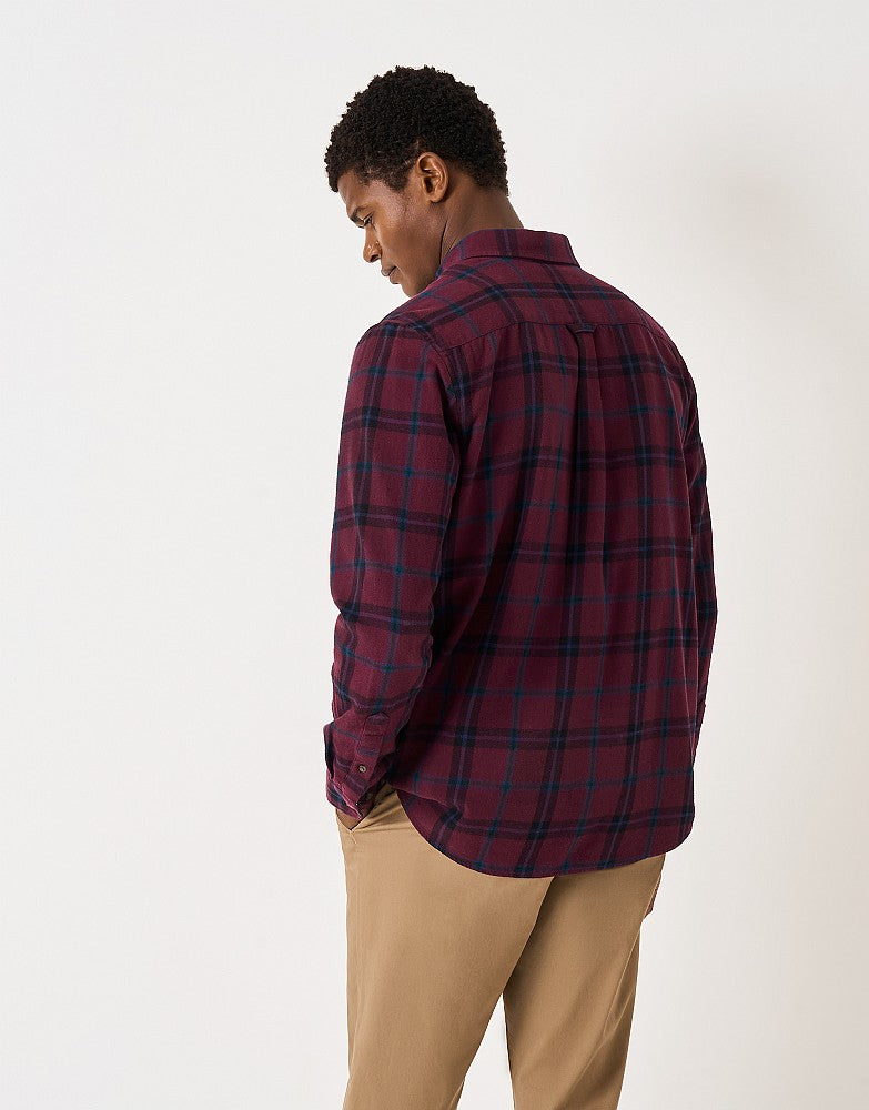 Crew Clothing Classic-Fit House Check Flannel Shirt