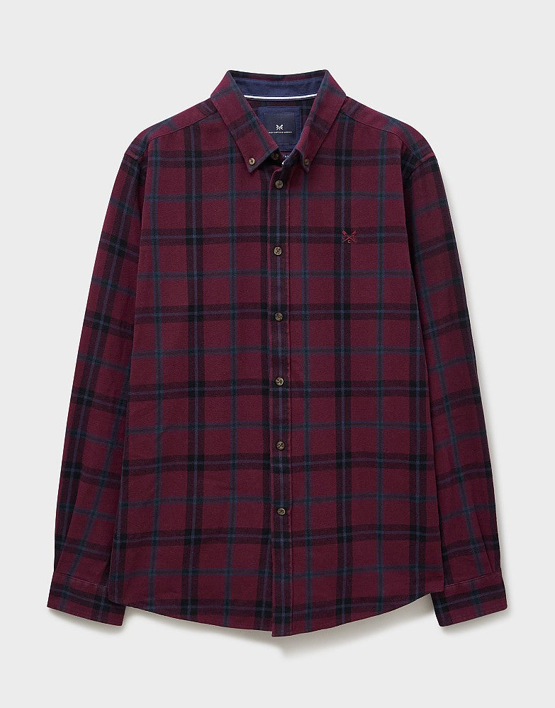 Crew Clothing Classic-Fit House Check Flannel Shirt