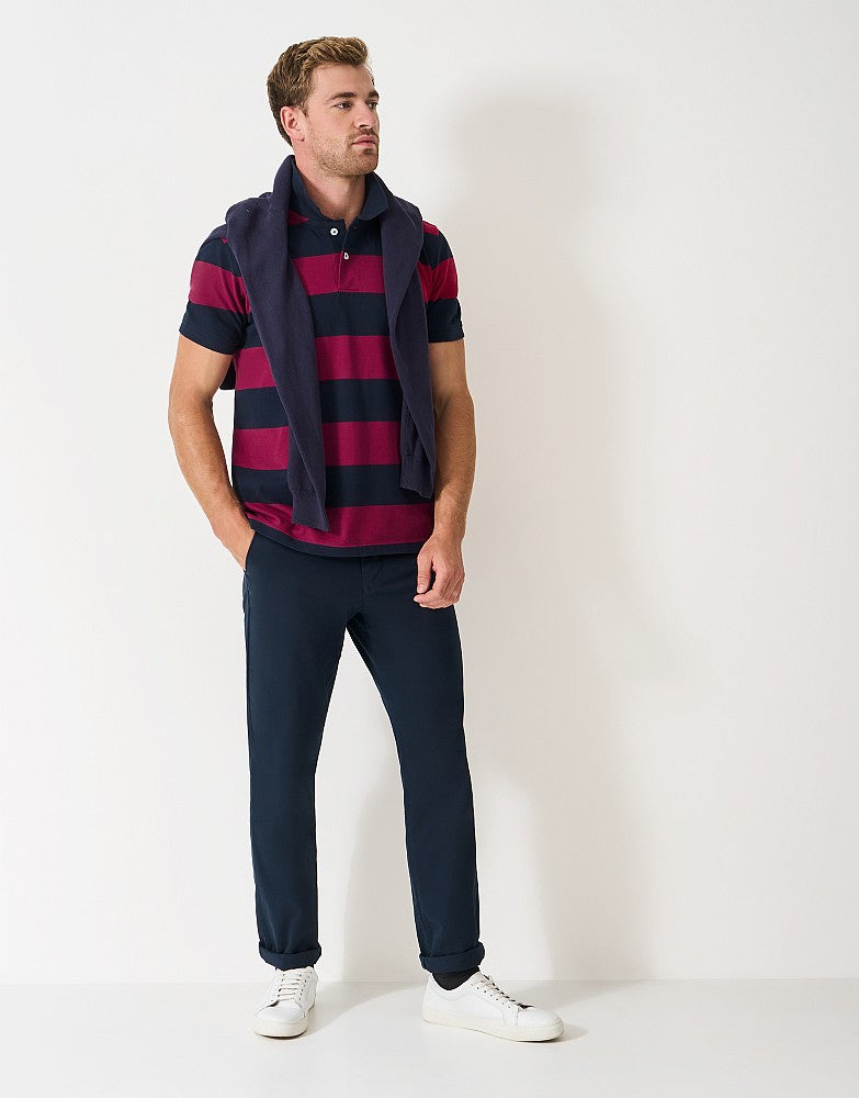 Crew Clothing Heritage Rugby Stripe Polo Shirt