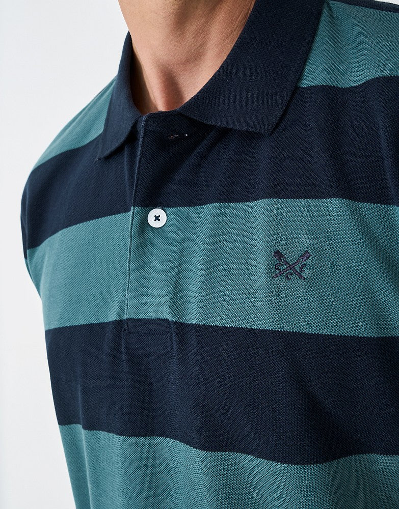 Crew Clothing Heritage Rugby Stripe Polo Shirt