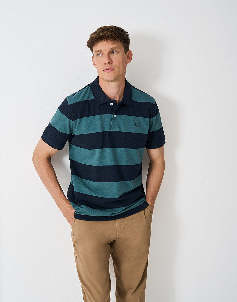 Crew Clothing Heritage Rugby Stripe Polo Shirt