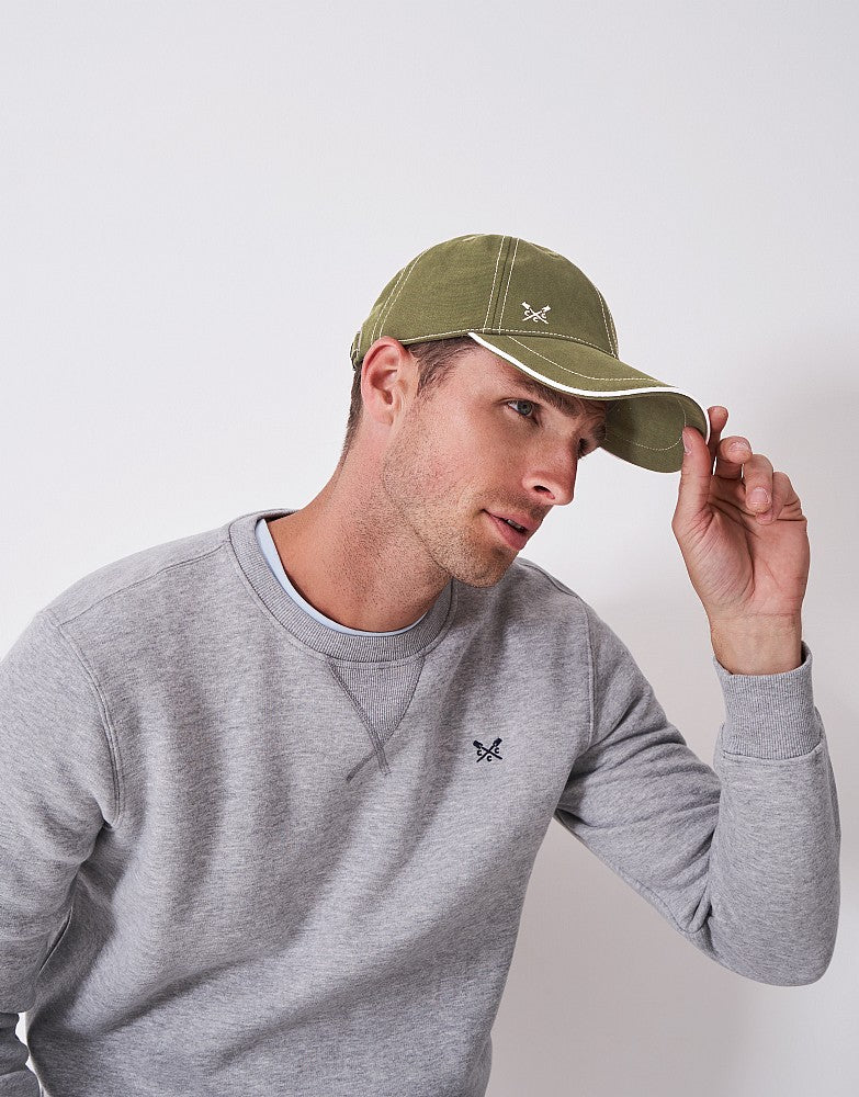 Crew Clothing Piped Cotton Cap