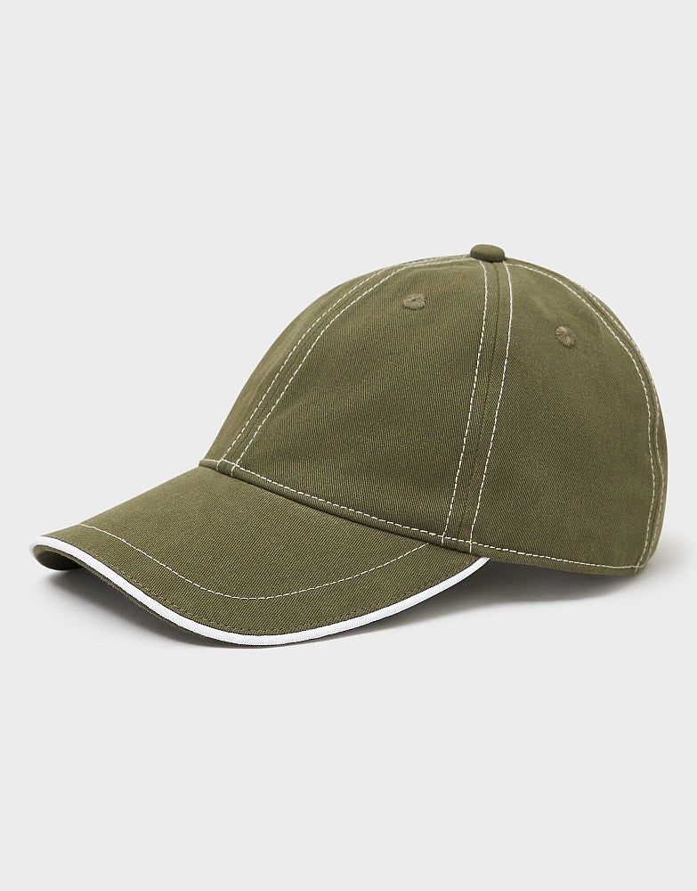 Crew Clothing Piped Cotton Cap
