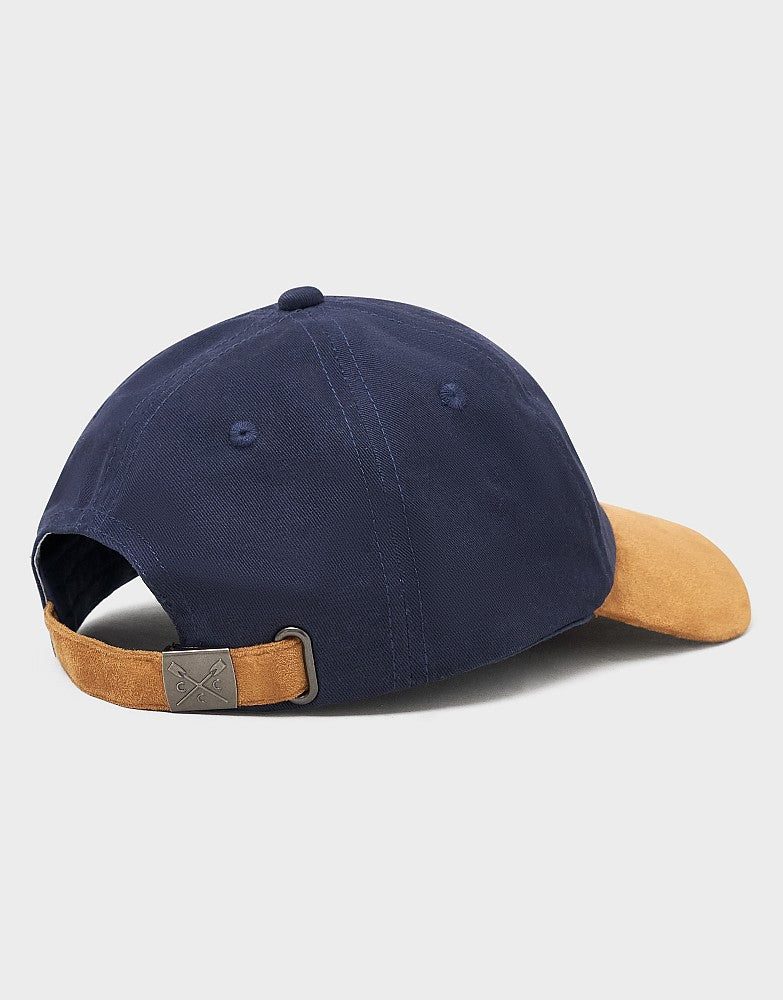 Crew Clothing Contrast Peak Cotton Cap