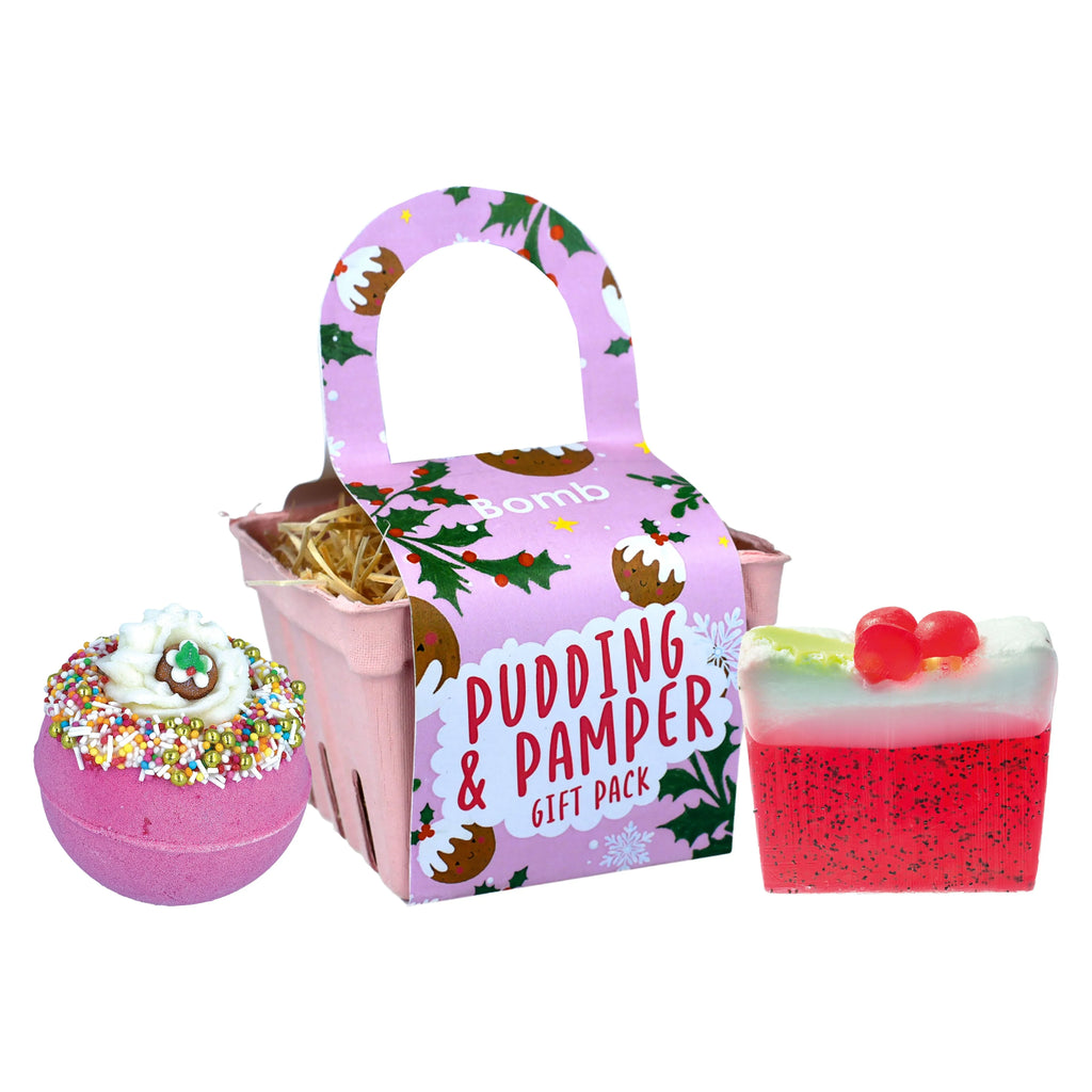 Bomb Cosmetics Pudding & Pamper Punnet Gift Pack