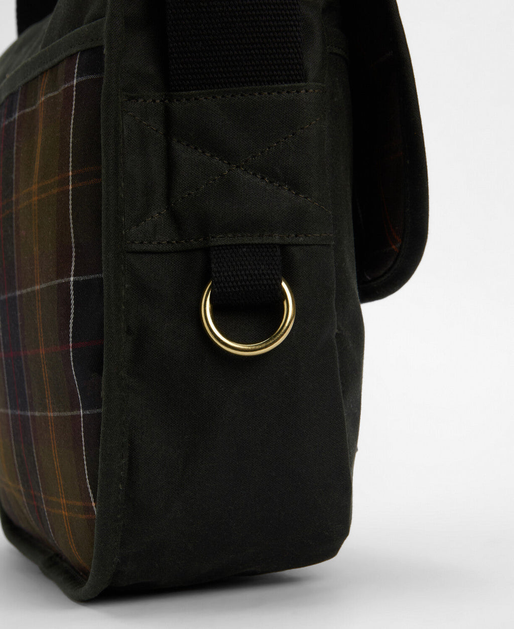 Barbour Field Waxed Riever Crossbody Bag