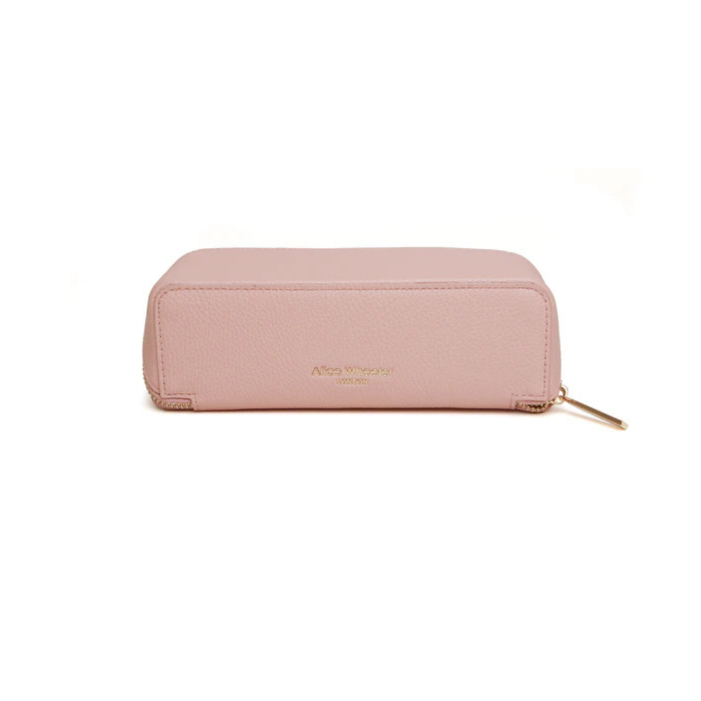 Alice Wheeler Small Pink Train Case