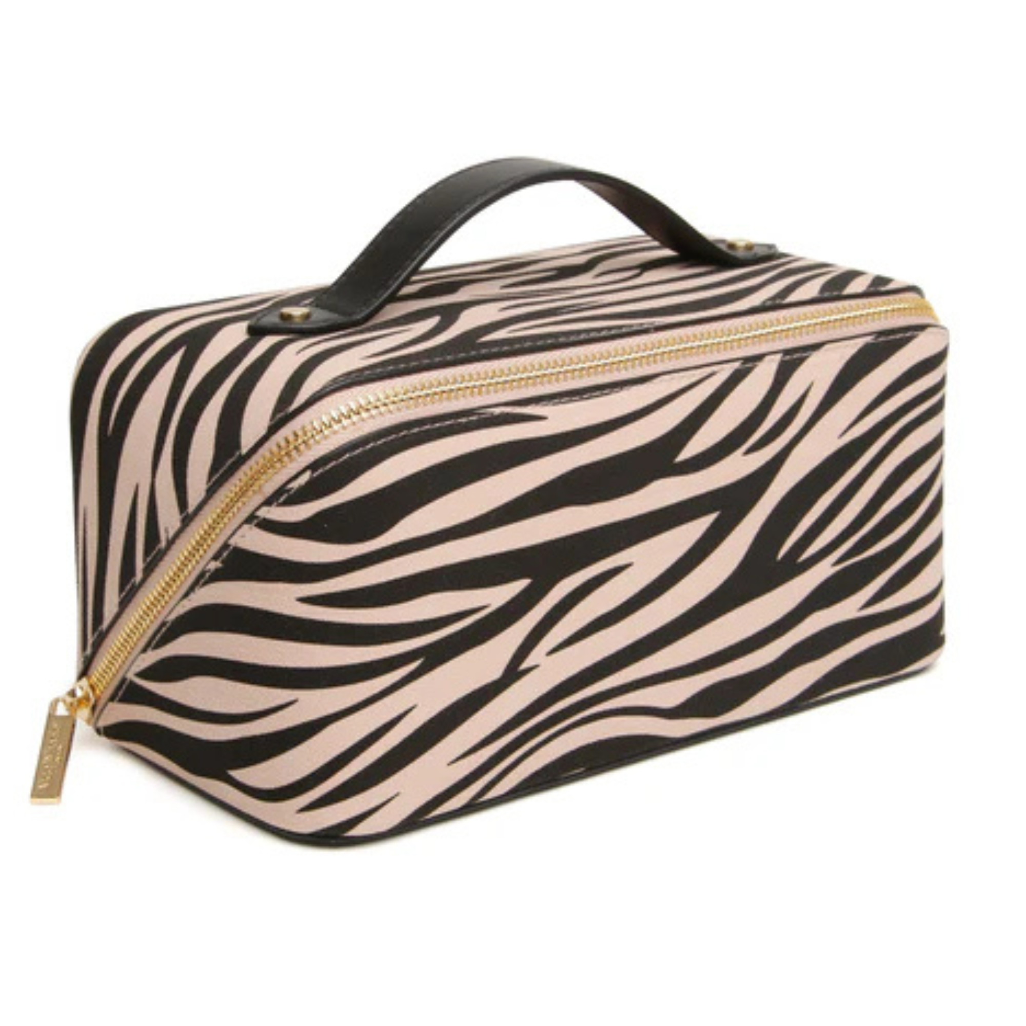 Alice Wheeler Large Zebra Train Case
