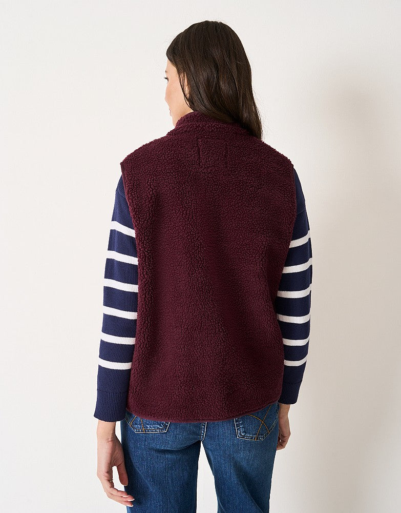 Crew Clothing Borg Gilet