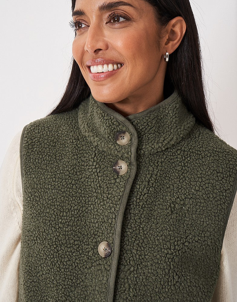 Crew Clothing Borg Gilet