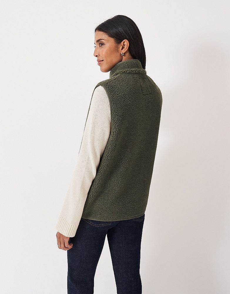 Crew Clothing Borg Gilet