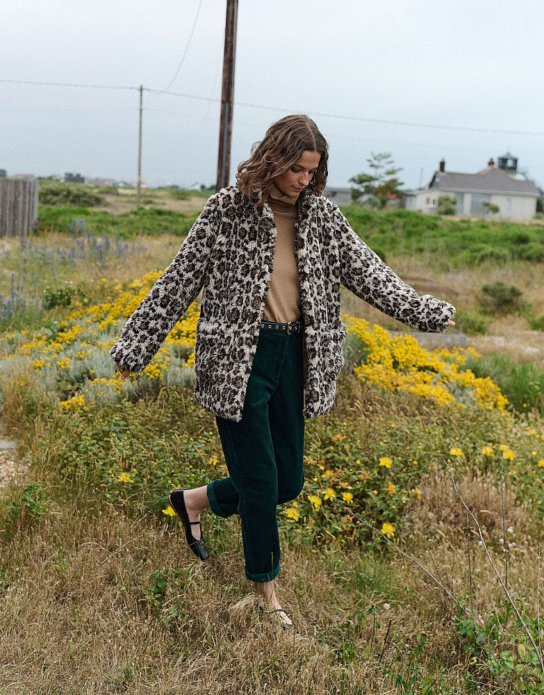 Crew Clothing Borg Patch-Pocket Jacket