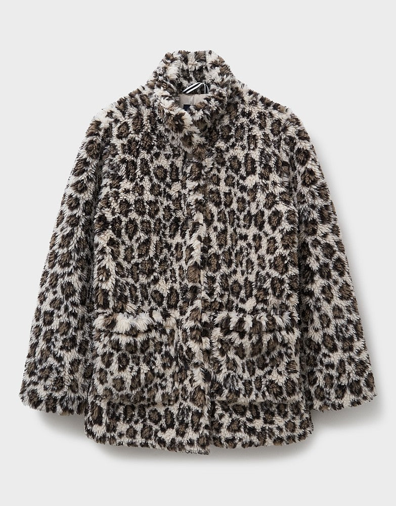 Crew Clothing Borg Patch-Pocket Jacket