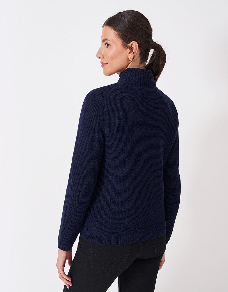 Crew Clothing Harmony Merino Blend Funnel Neck Jumper