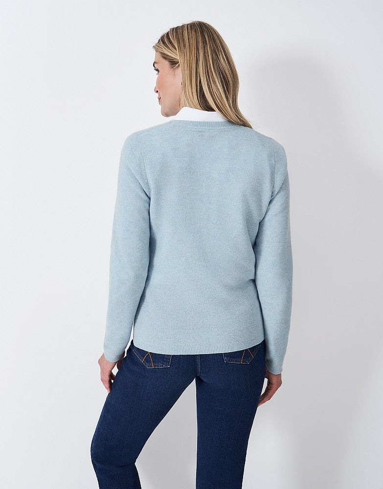 Crew Clothing Harmony Merino Wool Crew Neck Jumper
