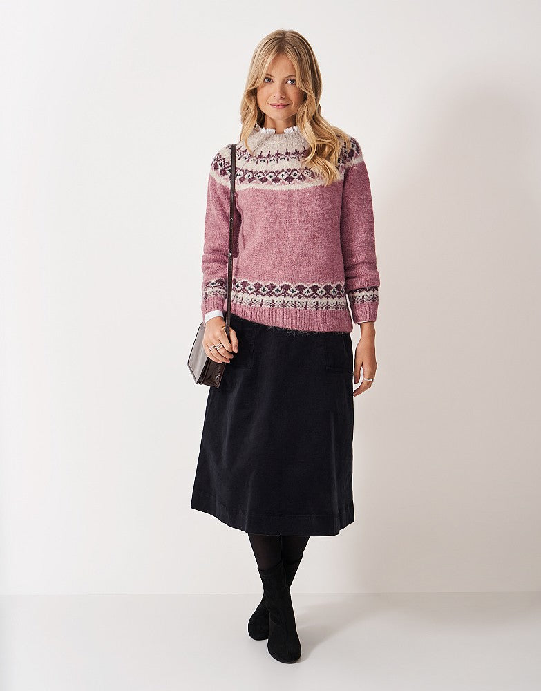Crew Clothing Crew Neck Yoke FairIsle Jumper