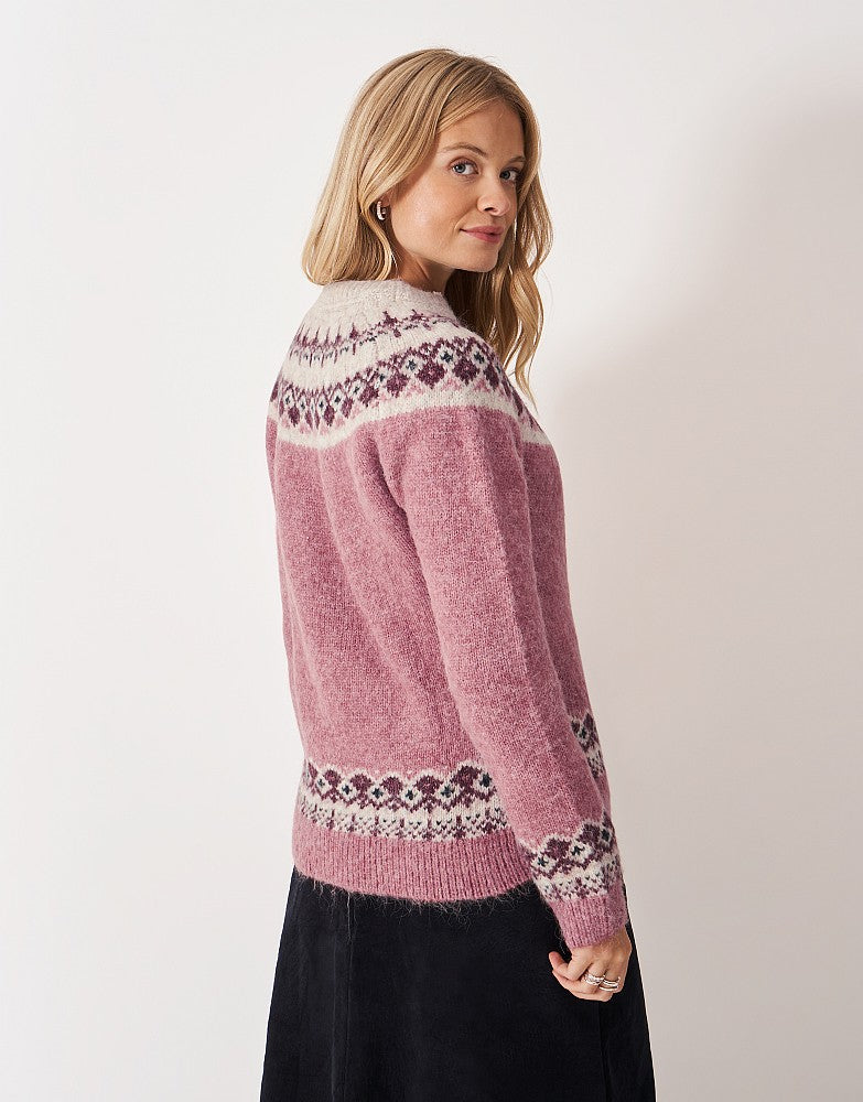 Crew Clothing Crew Neck Yoke FairIsle Jumper
