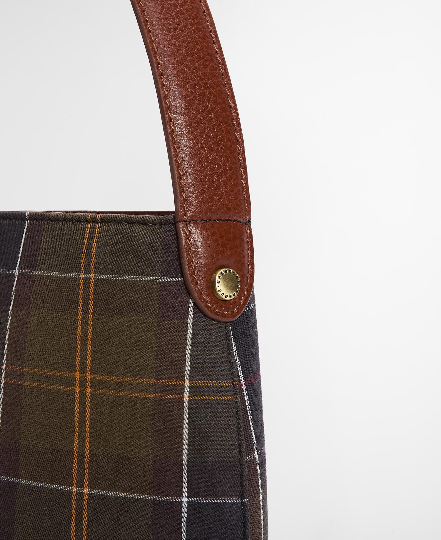 Barbour Cedar Tartan Bucket Bag