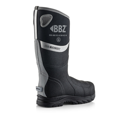 Buckbootz Safety Wellington Boot BBZ9000BK
