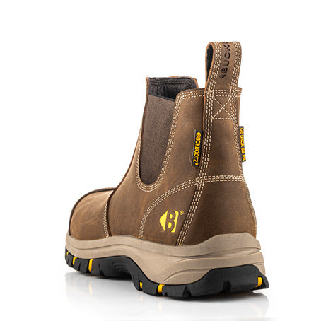 BuckBootz Wizardz Nubuck Safety Dealer Boot WIZD2BRN