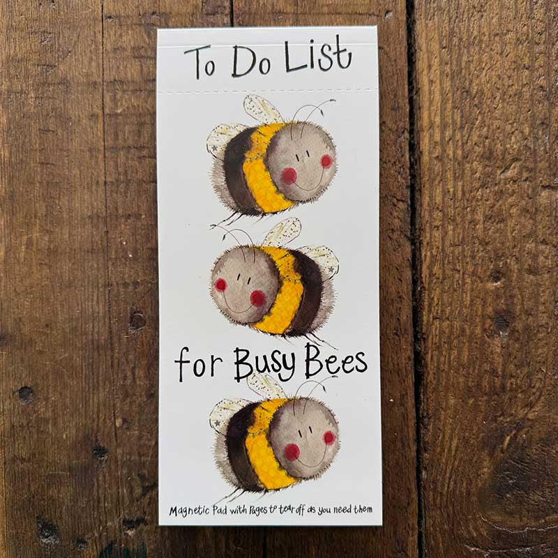 Alex Clark Bumblebees To Do List Magnetic Notepad