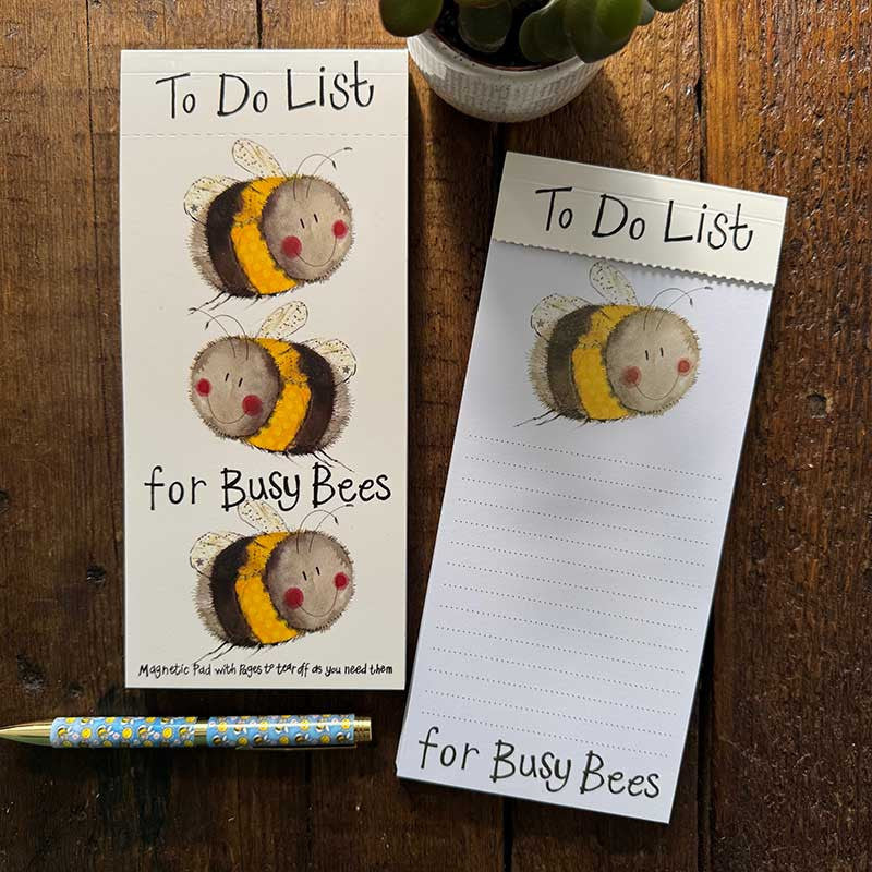 Alex Clark Bumblebees To Do List Magnetic Notepad