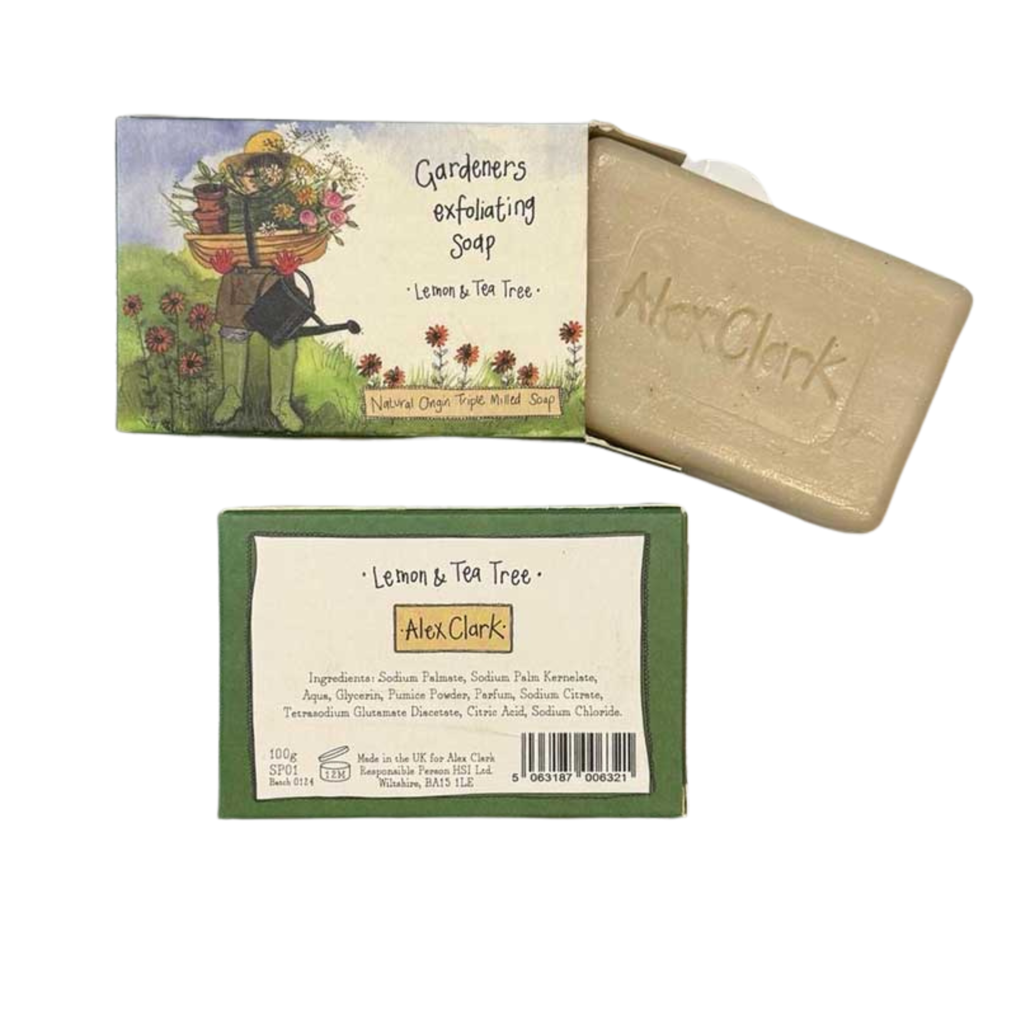 Alex Clark Gardeners Lemon & Tea Tree Soap