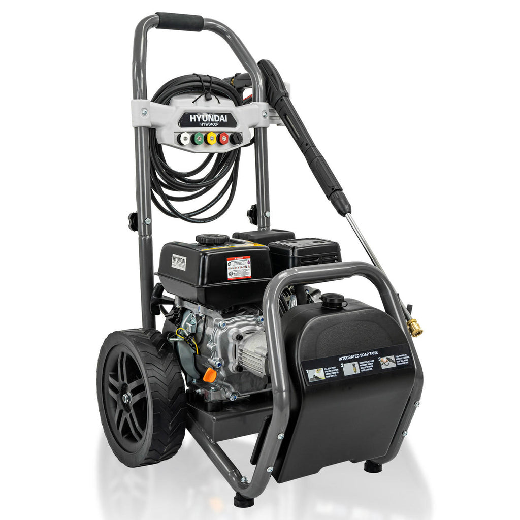 Hyundai HYW3400P 3400psi / 234 bar 209cc Petrol Pressure Washer