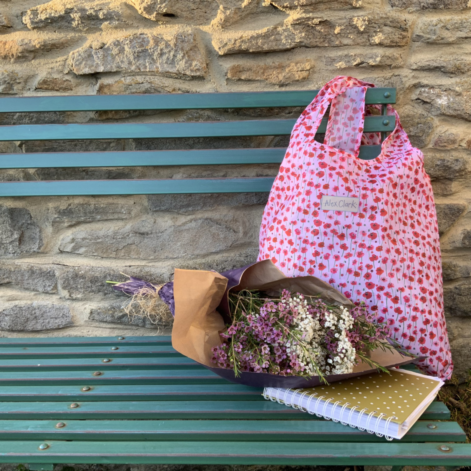 Alex Clark Reusable Shopping Bag Poppies