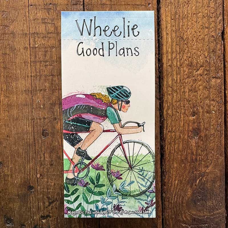 Alex Clark Wheelie Good Plans To Do List Magnetic Notepad