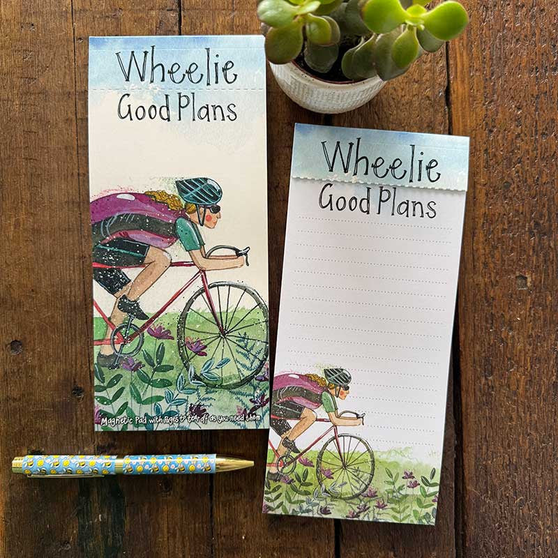 Alex Clark Wheelie Good Plans To Do List Magnetic Notepad