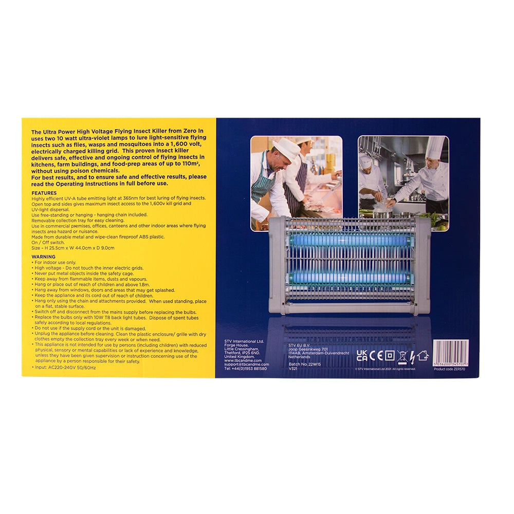 Zero-In High Voltage Flying Insect Killer