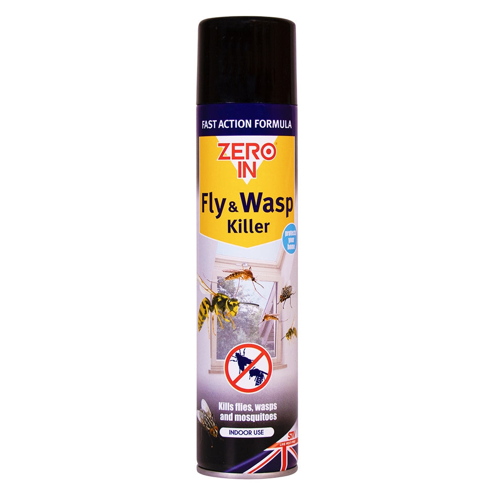 Zero-In Fly & Wasp Killer Aerosol 300ml